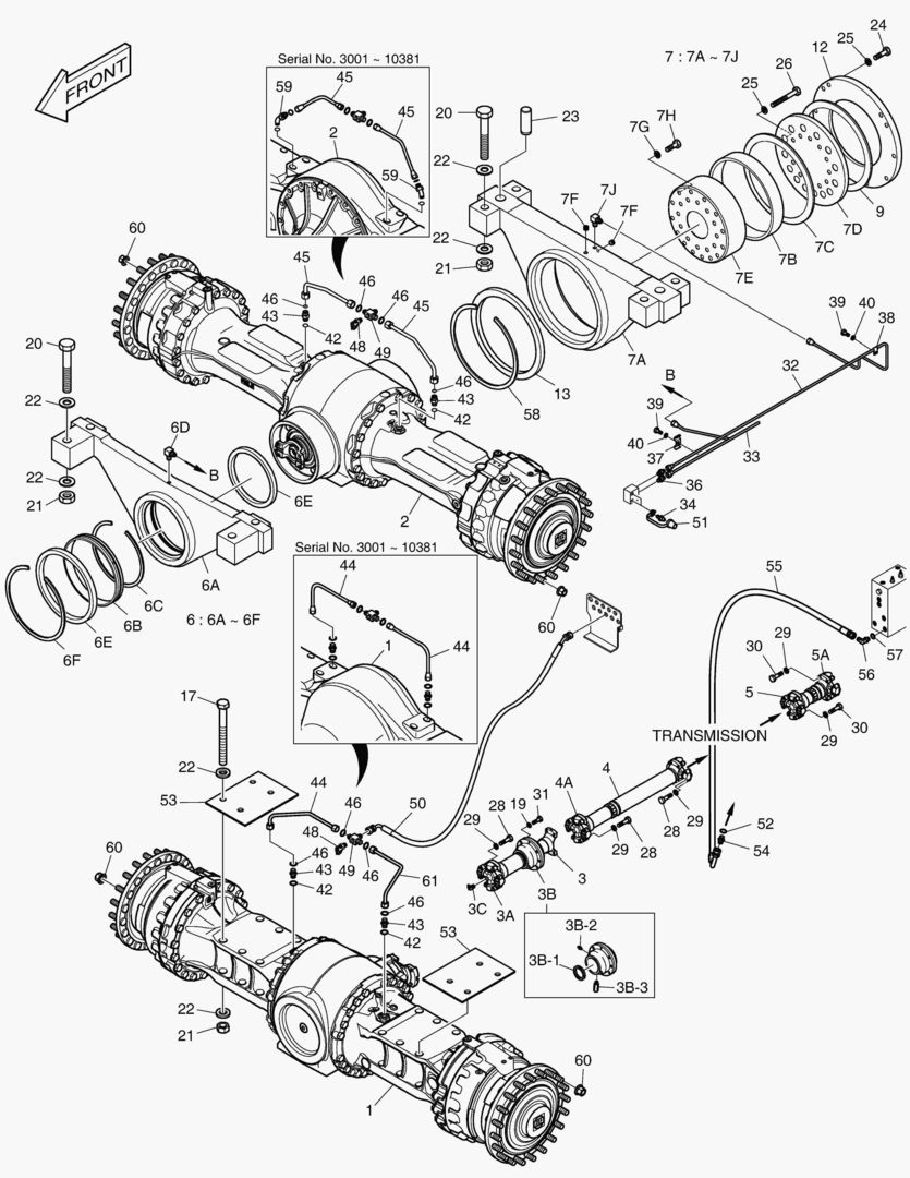 1140 AXLE & DRIVE SHAFT