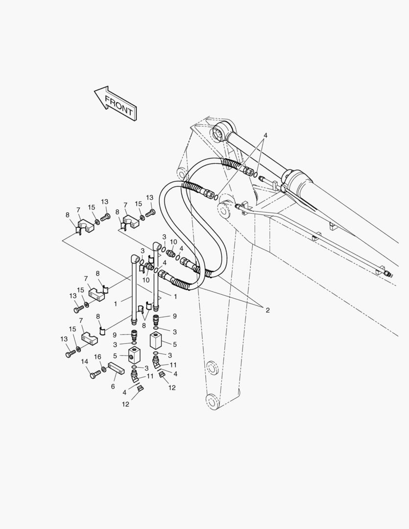 Спецтехника 6631 ARM PIPING-ARM 3.5m(ONE & TWO WAY) [1031~] - главное фото