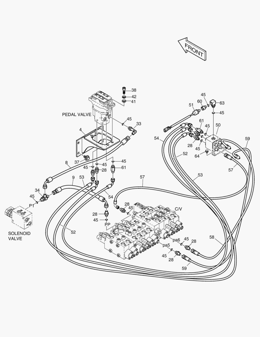 ТРУБОПРОВОД СЕРВОУПРАВЛЕНИЯ(3)