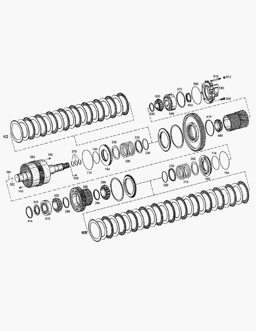 G020-39 COUPLING KR + K2 [513002~513054]