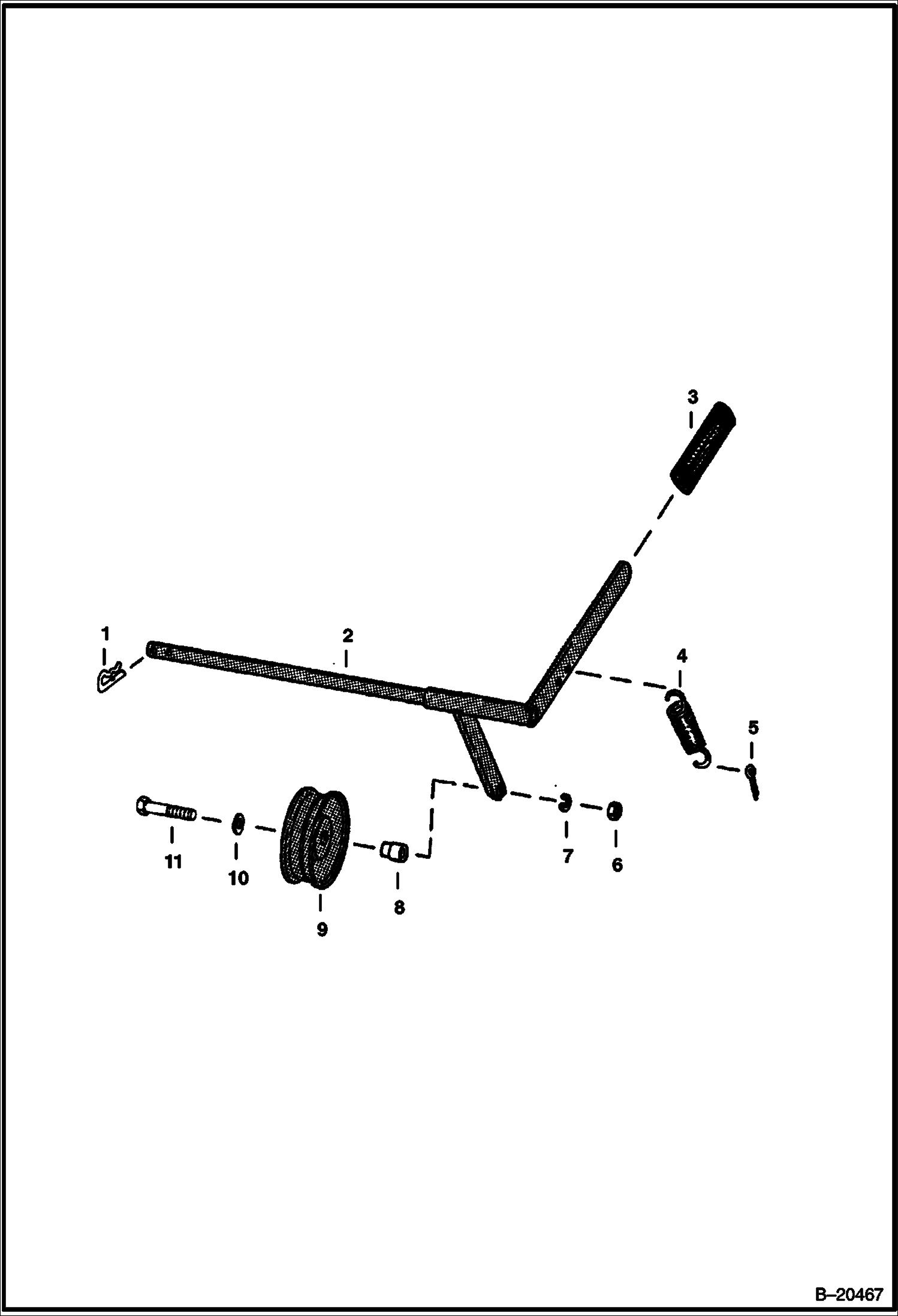 НАТЯЖНОЕ КОЛЕСО ПРИВОДА В СБОРЕ