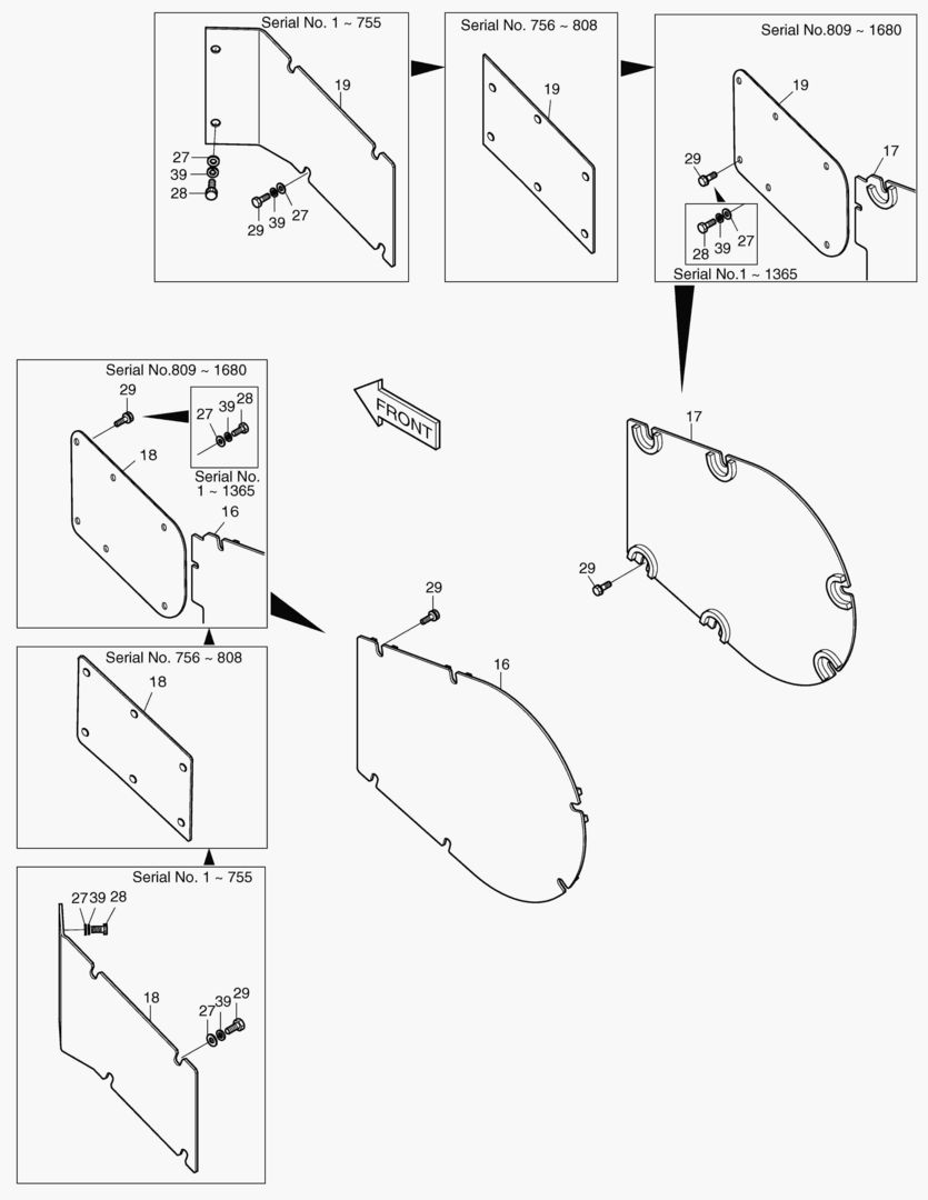 КРЫШКА ТРУБОПРОВОДА ХОДА