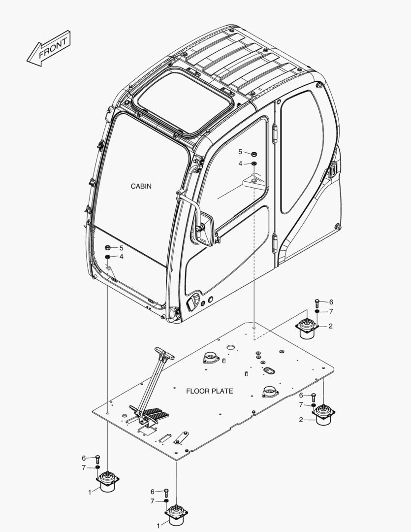 УСТАНОВКА КАБИНЫ
