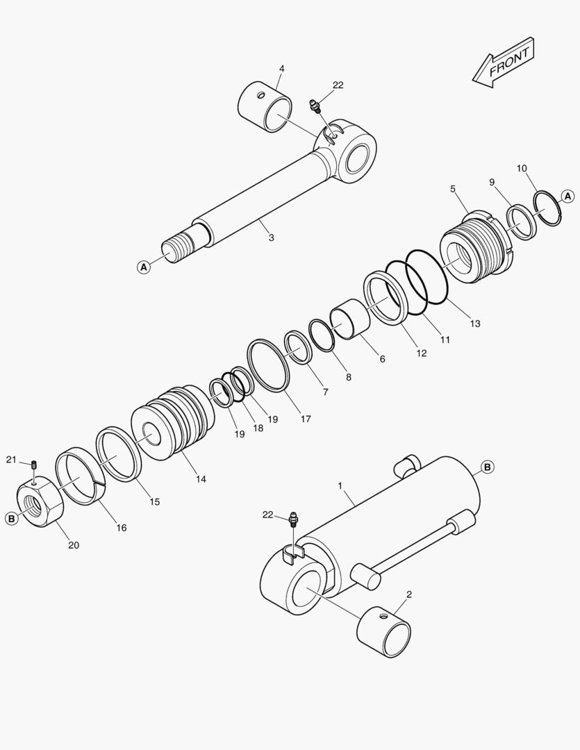 4311 DOZER CYLINDER [50570~]