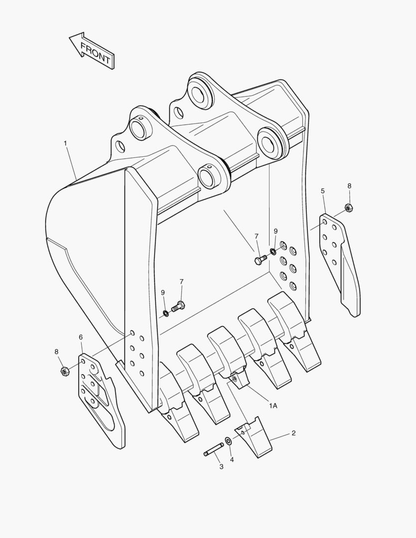 3120 BUCKET ASS`Y-1.1mВі