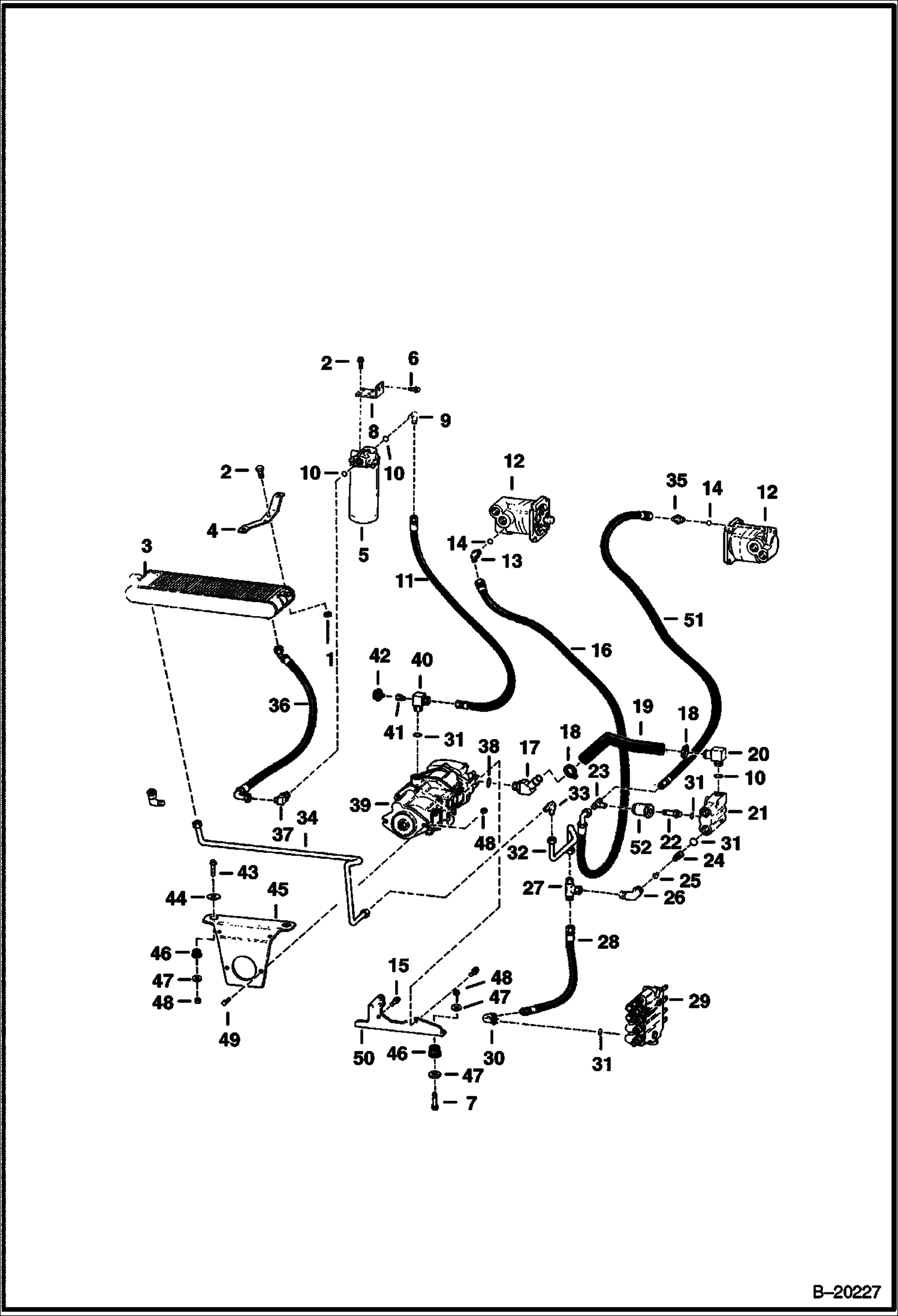 СХЕМА ГИДРОСТАТИЧЕСКОЙ СИСТЕМЫ