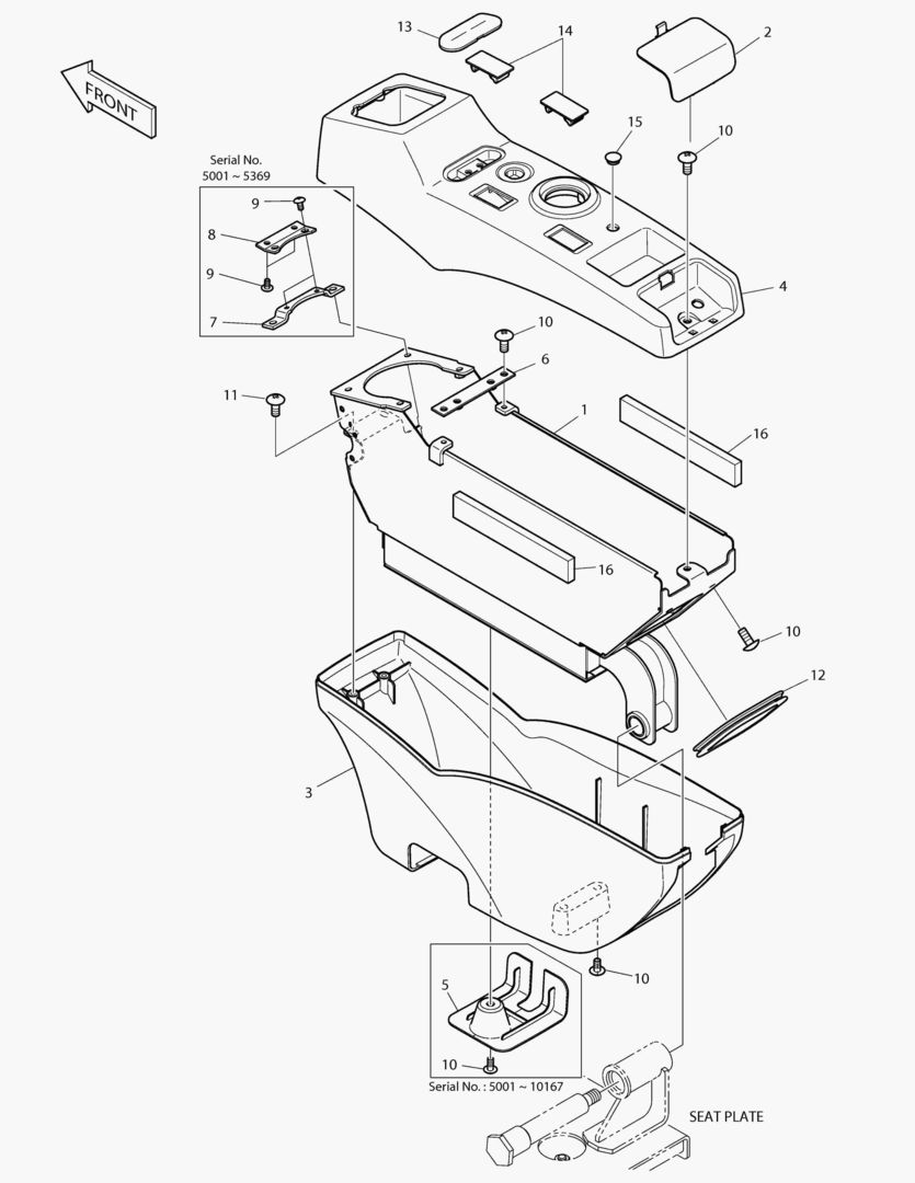 Схема ПУЛЬТ УПРАВЛЕНИЯ - ПРАВОСТОРОННИЙ