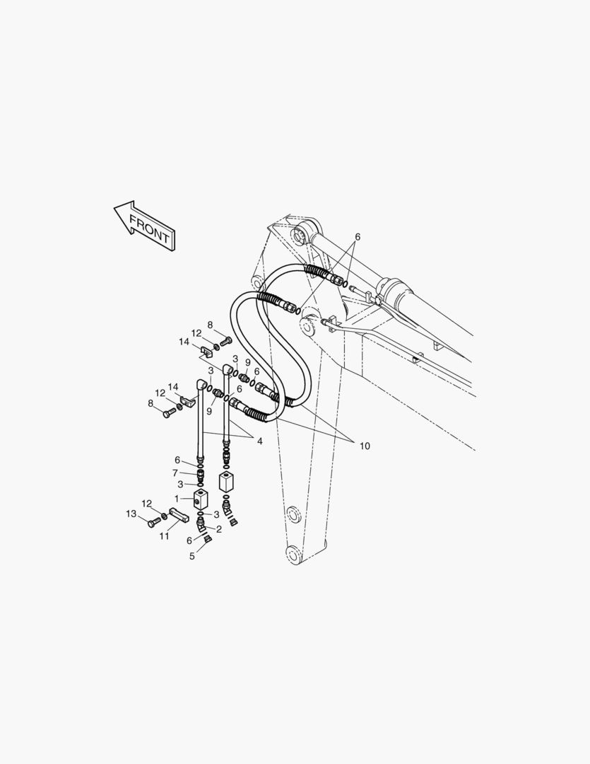 Спецтехника 6360 ARM PIPING-ARM 3.25m(ONE & TWO WAY) - главное фото