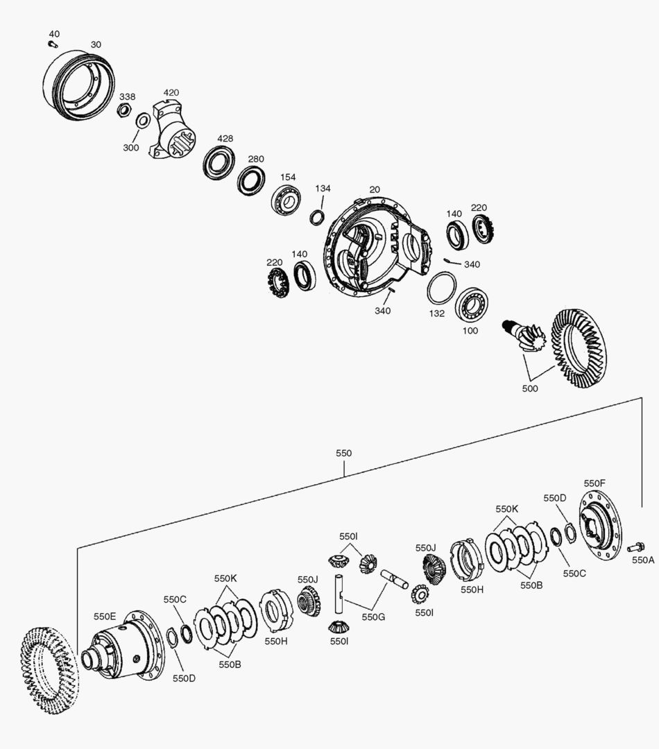 3360 DIFFERENTIAL - REAR AXLE [5001~10221]