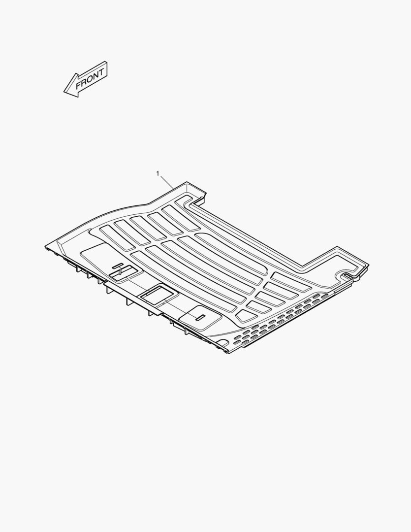 КОВРИК НА ПОЛУ КУЗОВА