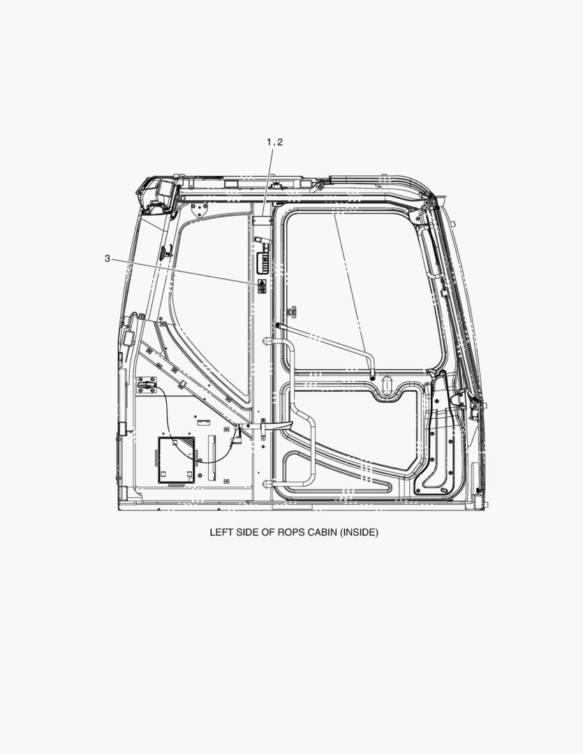 ПРЕДУПРЕЖДАЮЩАЯ ТАБЛИЧКА - СИСТЕМА ЗАЩИТЫ ПРИ ОПРОКИДЫВАНИИ