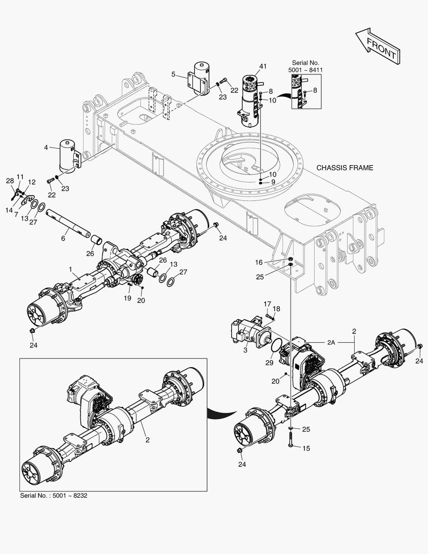 СИЛОВОЙ АГРЕГАТ - ОСЬ