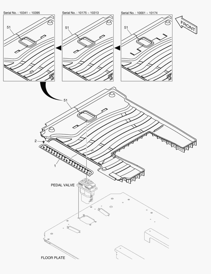 КОВРИК НА ПОЛУ КУЗОВА