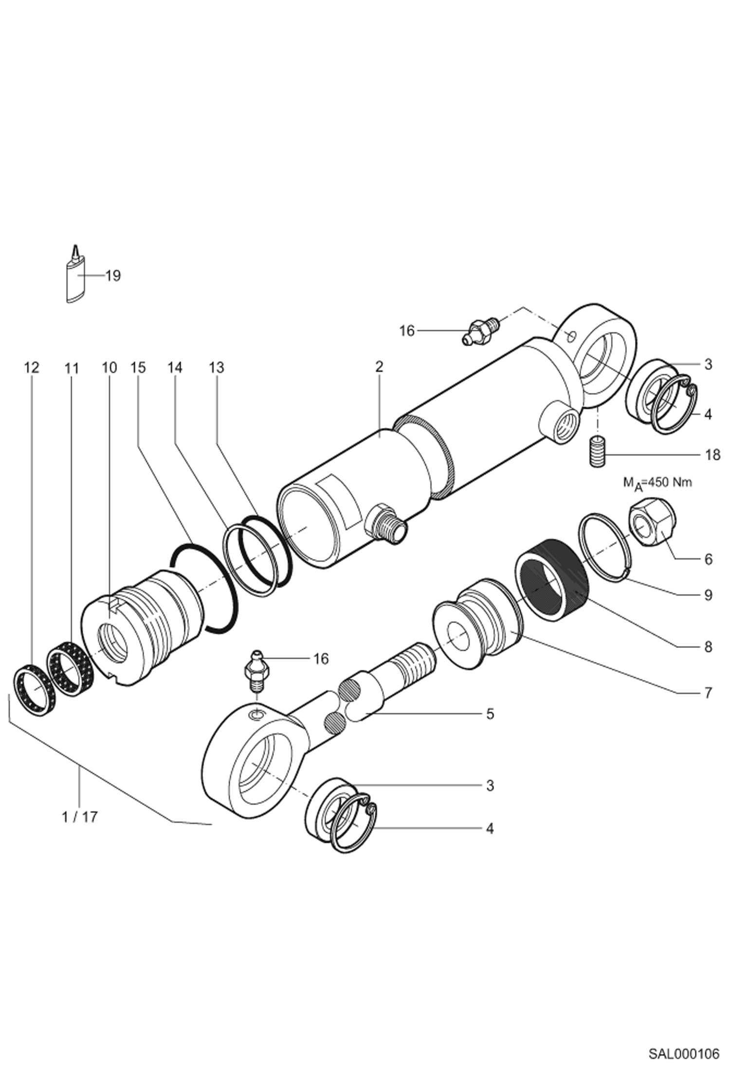 4 В 1 ЦИЛИНДР ЛОПАТЫ