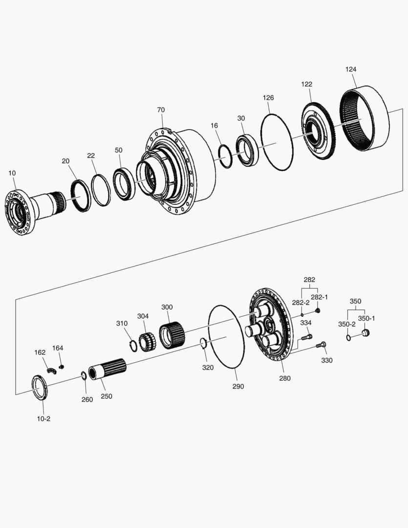 G250-12 HUB WET BRAKE [810244~810284]