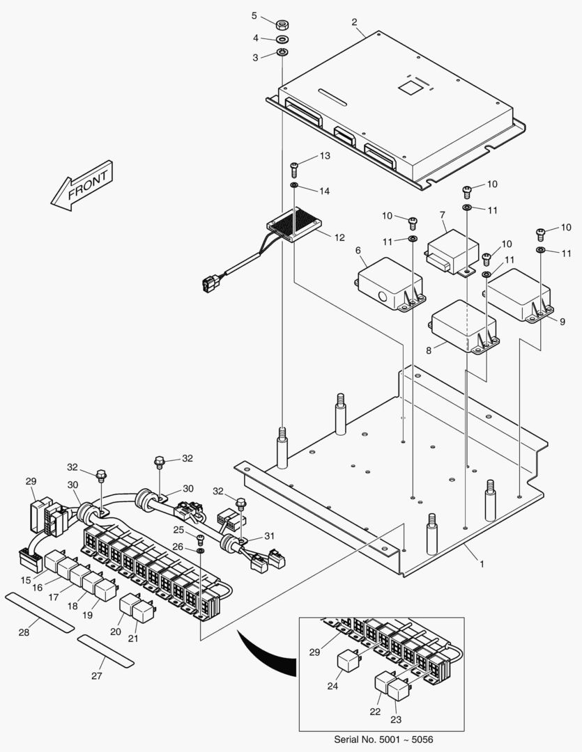 1670 ELECTRIC BOX ASS`Y [5001~5715]