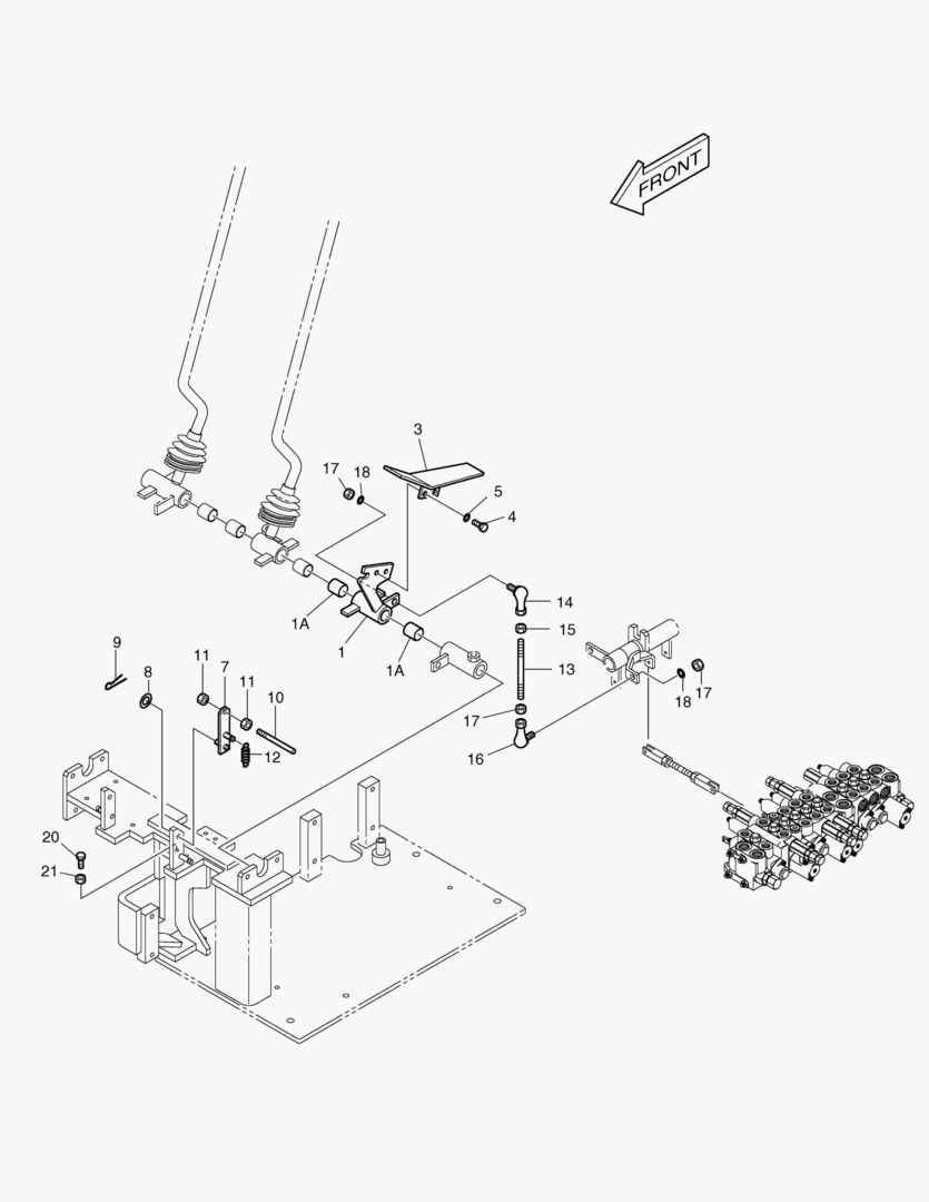 РЫЧАГ УСТРОЙСТВА УПРАВЛЕНИЯ - ВЫКЛЮЧАТЕЛЬ