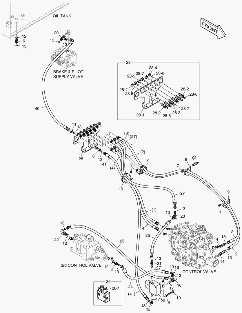 6060 PILOT PIPING - THUMB WHEEL