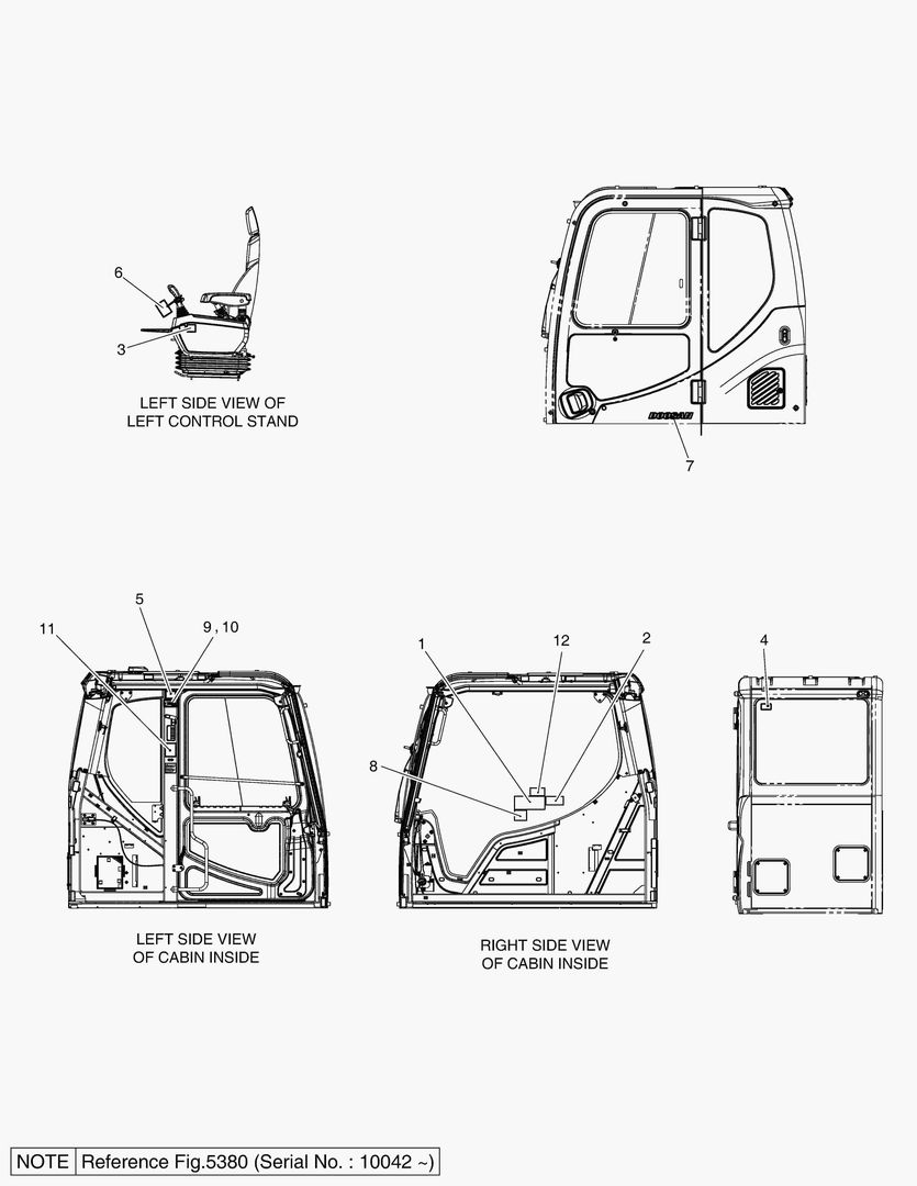 5130 NAME PLATE - CABIN(EXPORT) [10001~10041]