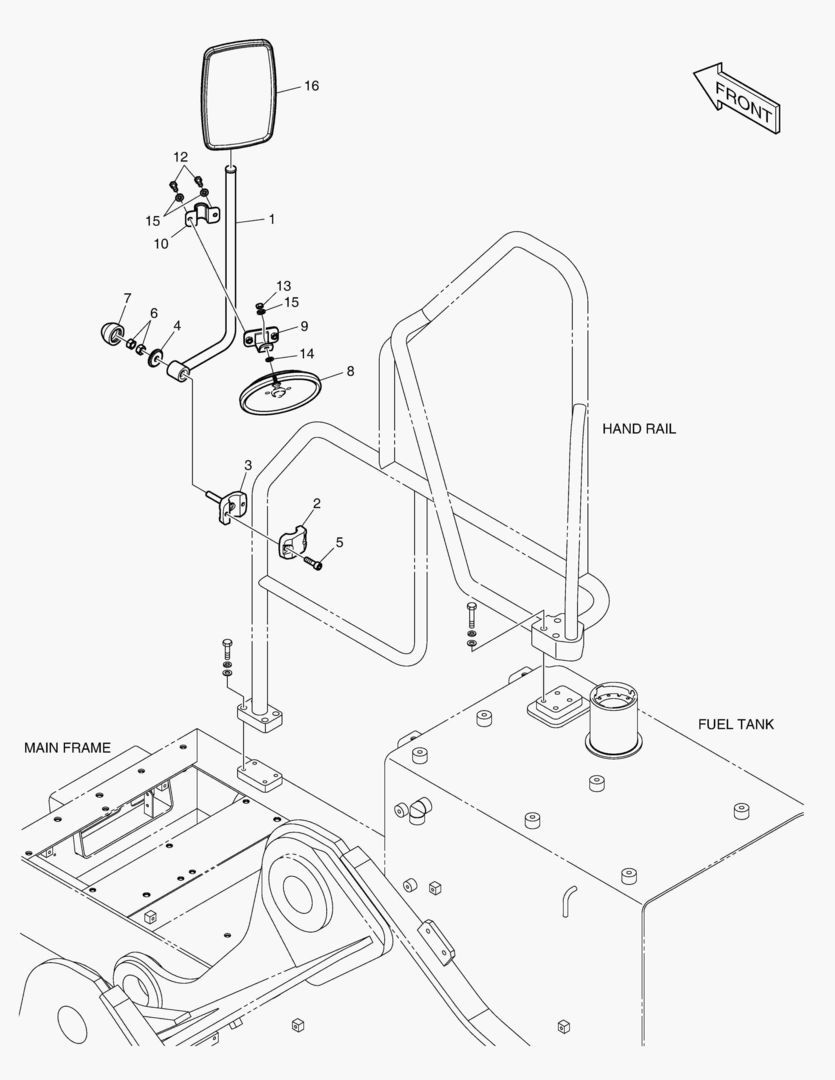 6990 MIRROR - HAND RAIL(ARTI) [5001~5269]