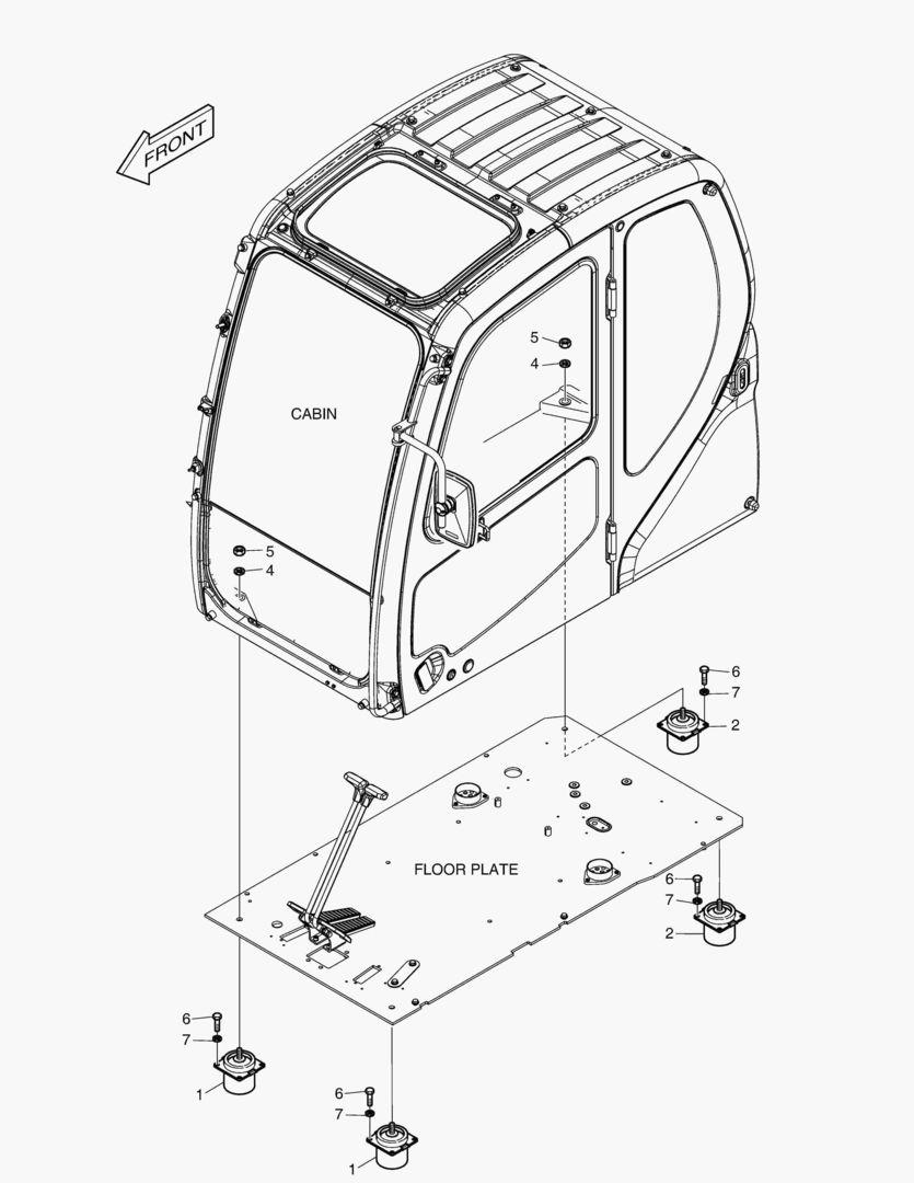 УСТАНОВКА КАБИНЫ