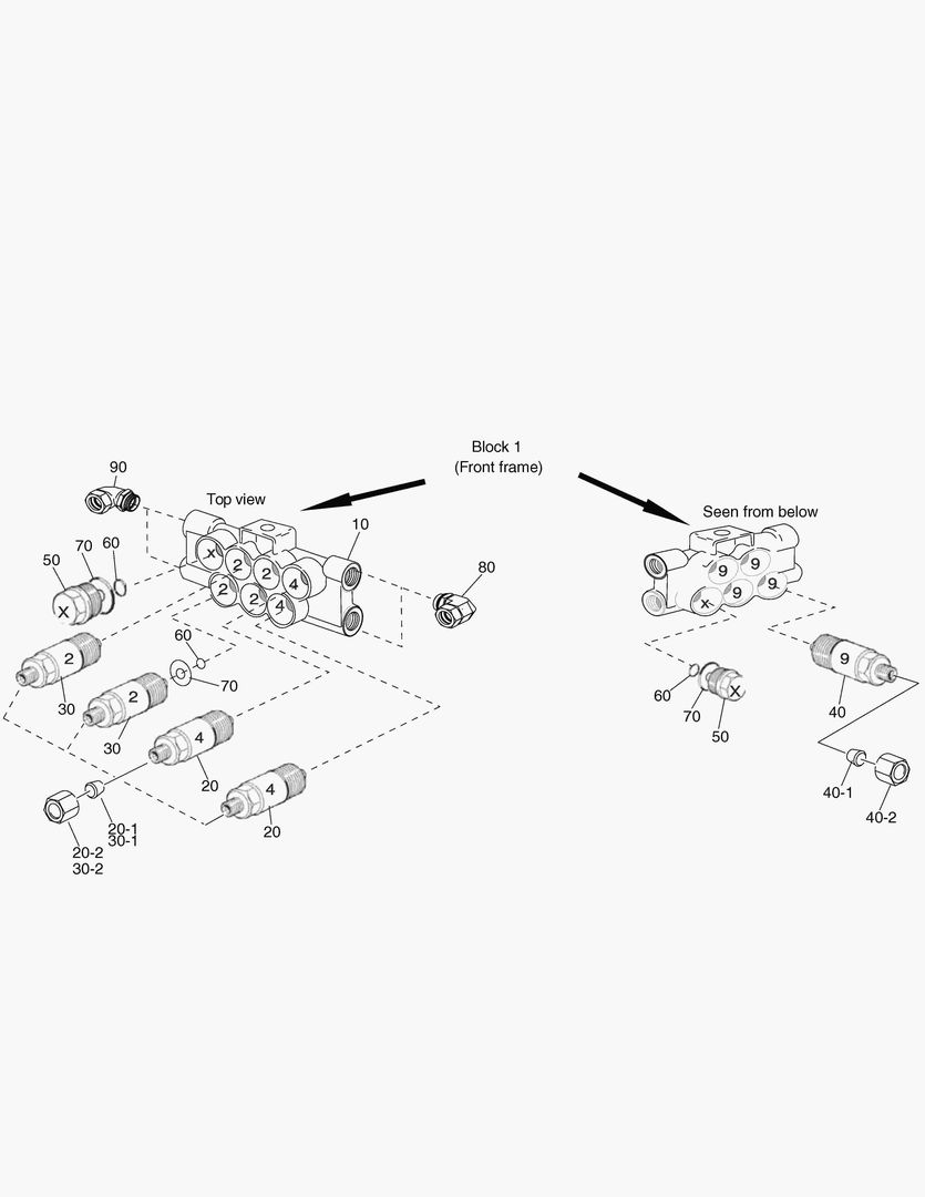 G490-50 CENTRAL LUBRICATION, BLOCK 1