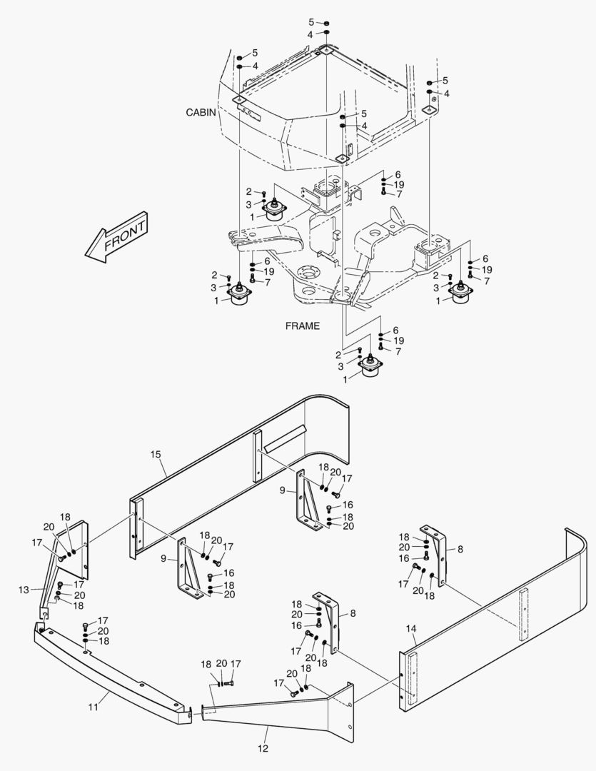 УСТАНОВКА КАБИНЫ