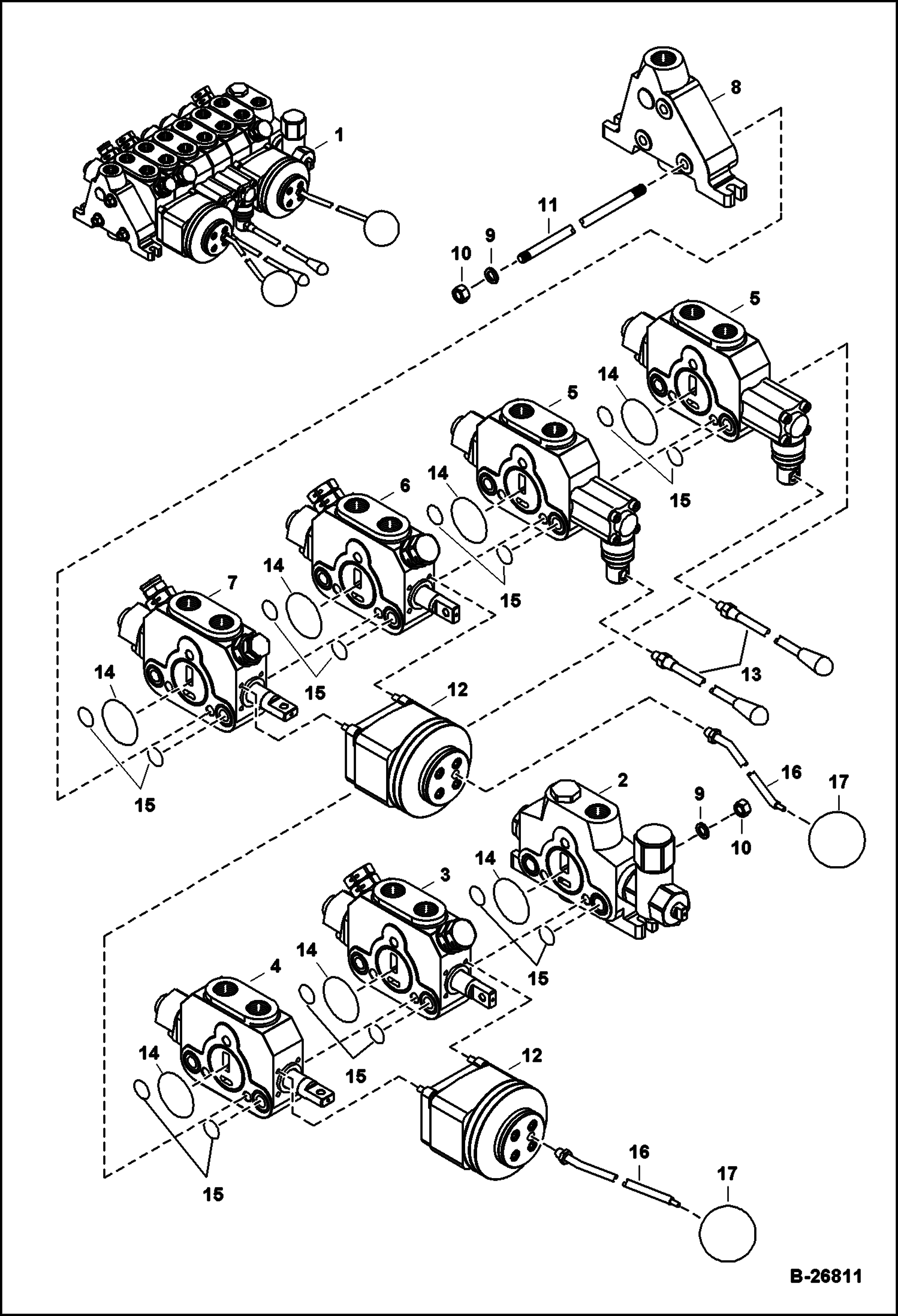 КЛАПАН ВЫНОСА ОБРАТНОЙ ЛОПАТЫ (КЛАПАН В СБОРЕ)