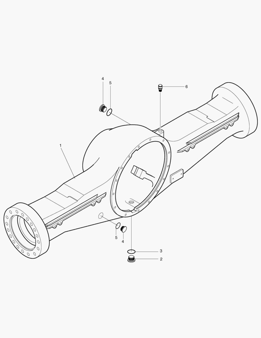 ЗАДНЯЯ ОСЬ КОРПУСА-МАКСИМАЛЬНАЯ ГУСЕНИЦА