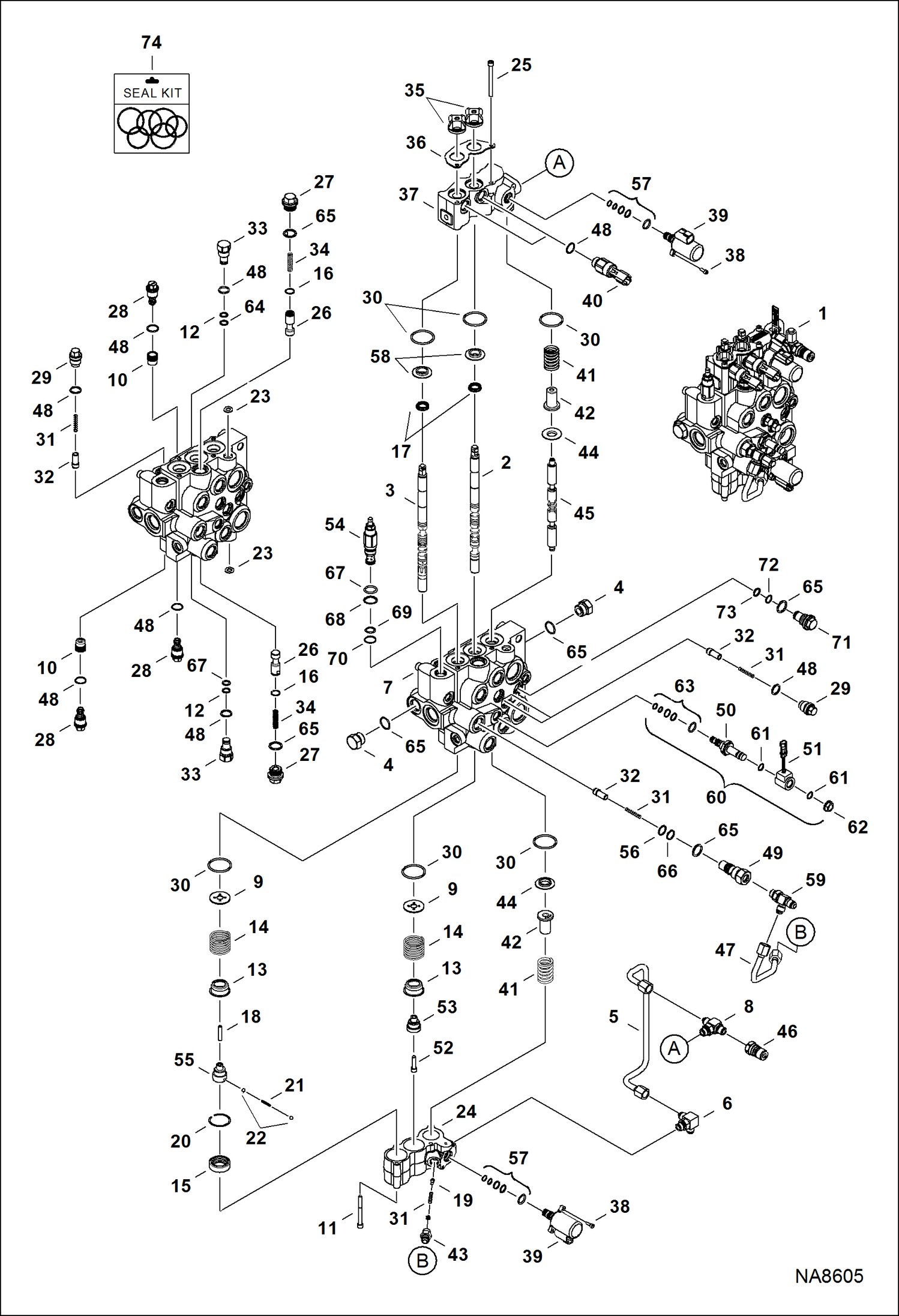 ГИДРАВЛИЧЕСКИЙ РЕГУЛИРУЮЩИЙ КЛАПАН (РУКОВОДСТВО ПО УПРАВЛЕНИЮ) (НЕРАЗЪЕМНЫЙ БЛОК ФИКСАТОРА)