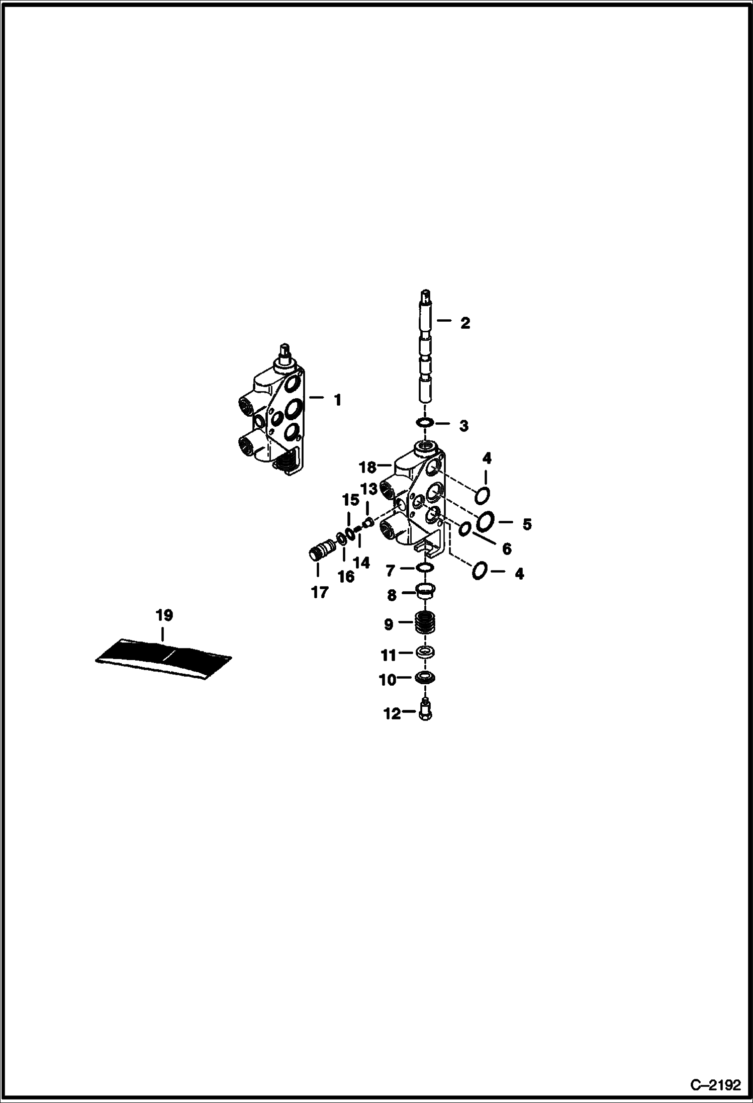 ЭКСКАВАТОР-ПОГРУЗЧИК (СТАБИЛИЗАТОР И БЛОК УПРАВЛЕНИЯ КОВШОМ) (910) (825 ТОЛЬКО)