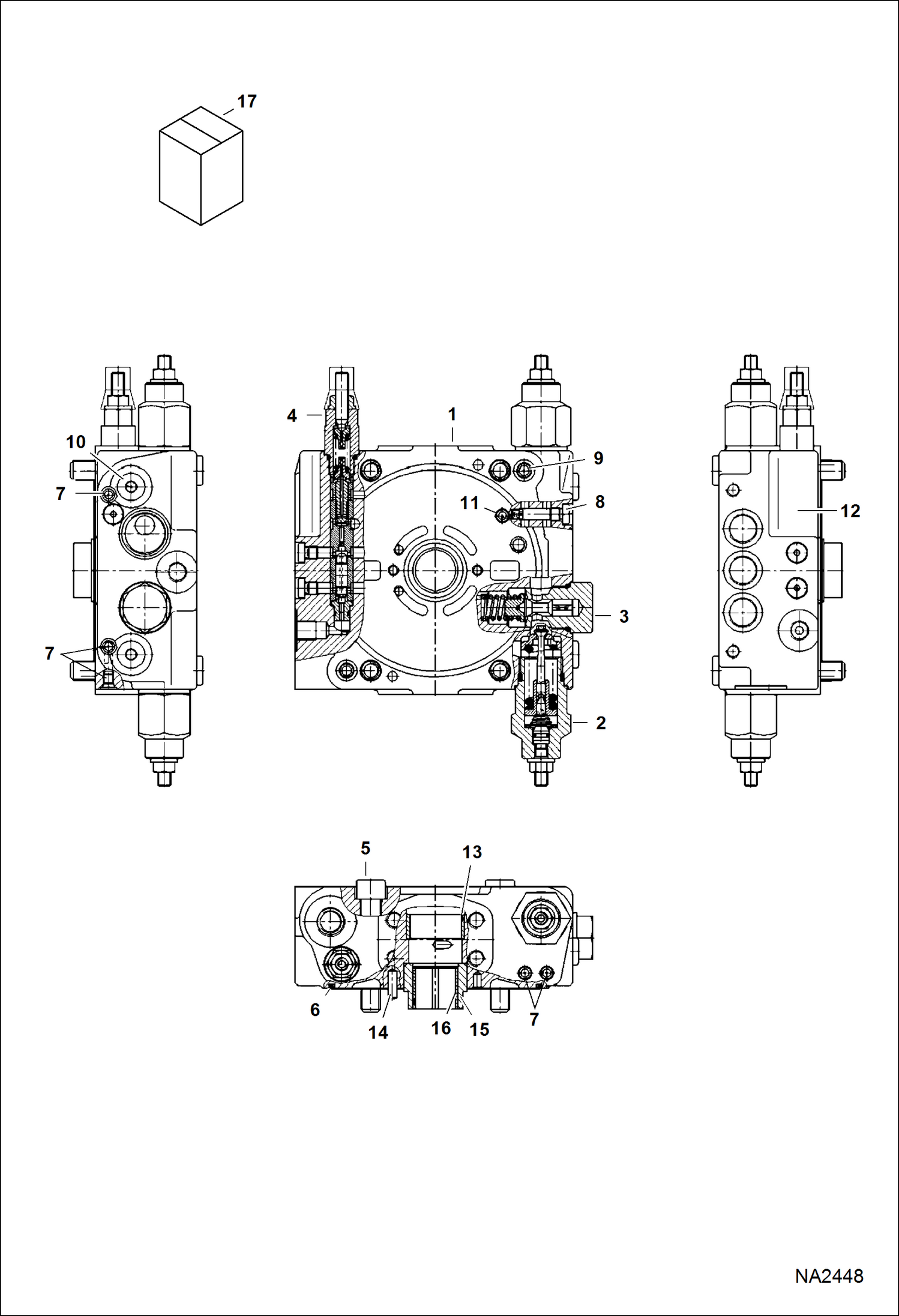 ГИДРОПРИВОДНОЙ НАСОС (РАСПРЕДЕЛИТЕЛЬНАЯ КРЫШКА)