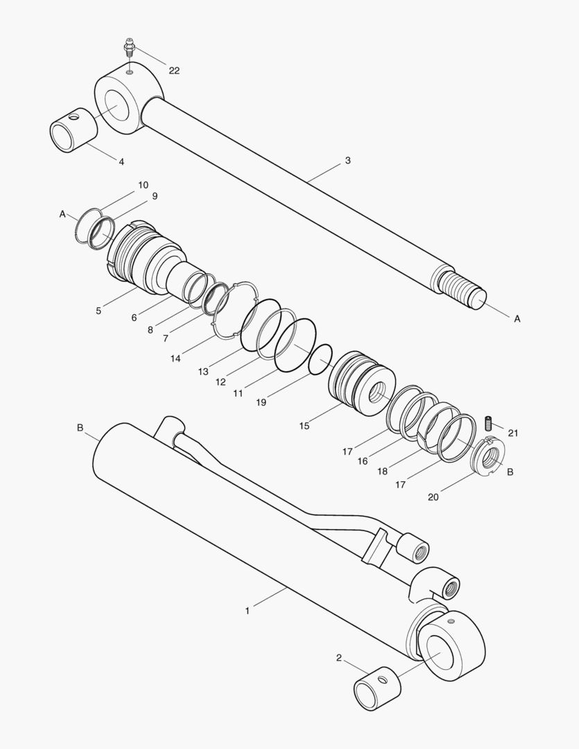 ЦИЛИНДР ПОВОРОТА СТРЕЛЫ