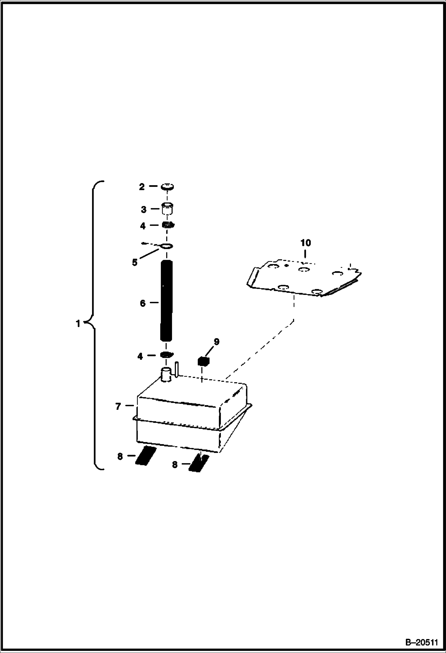 ТОПЛИВНЫЙ БАК В СБОРЕ