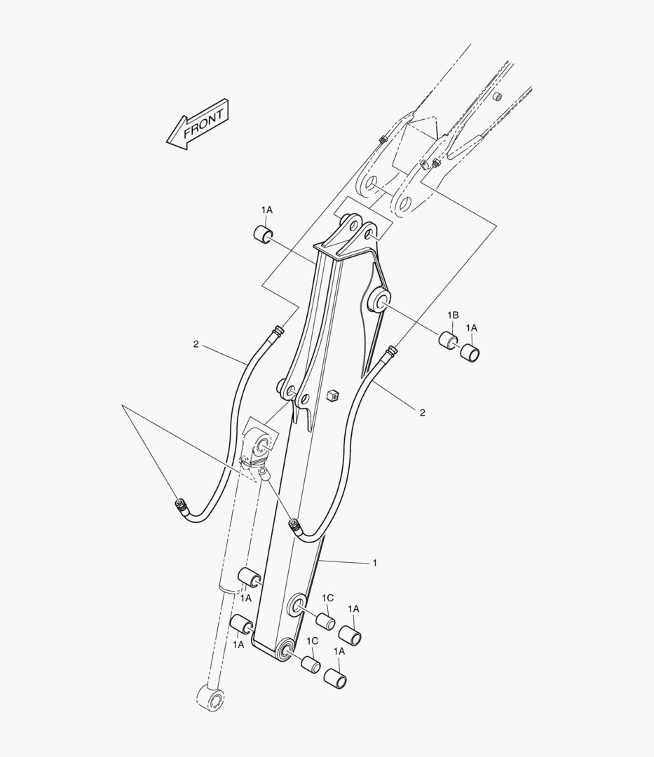 Схема РУКОЯТЬ - 1.1 м