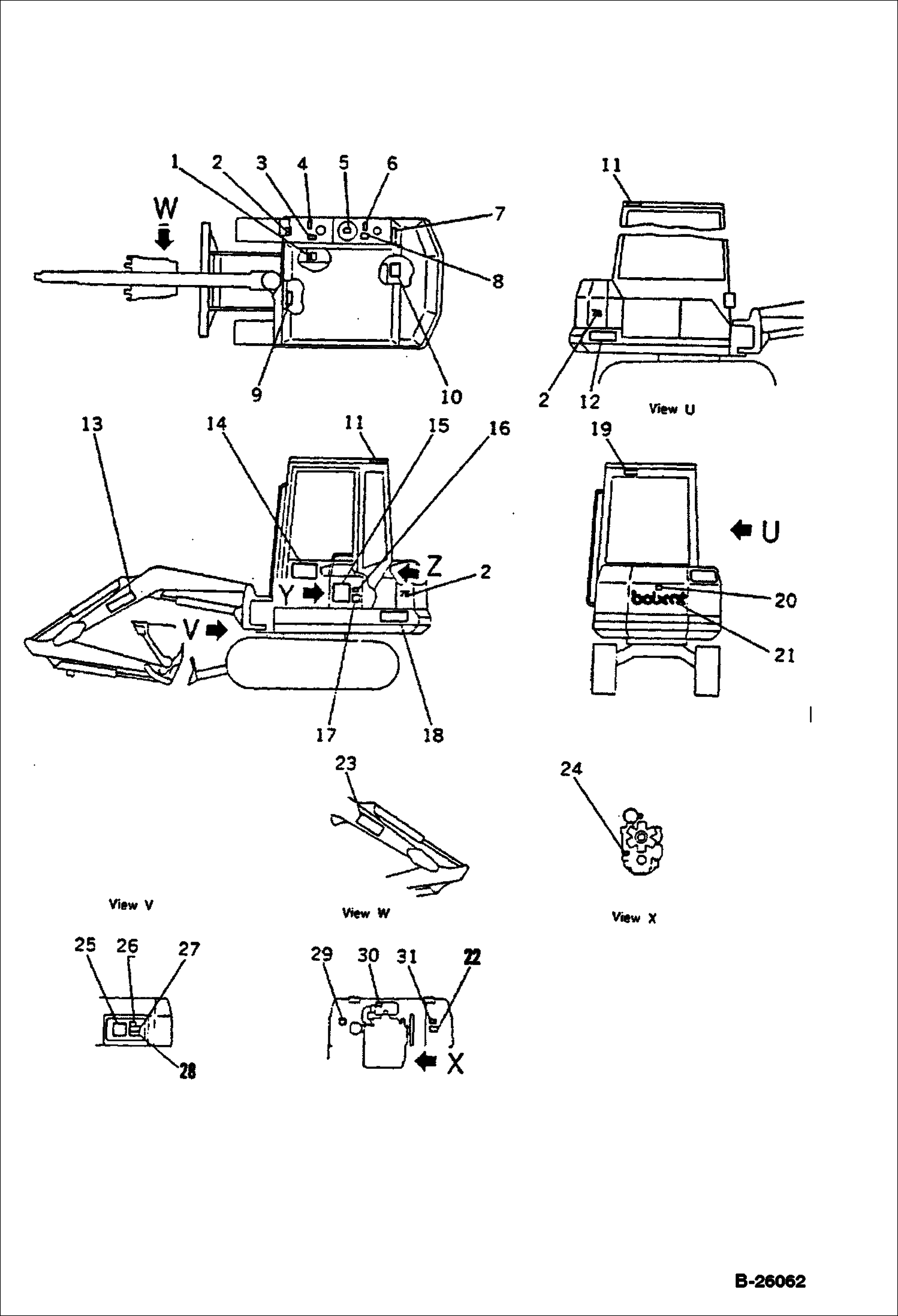 ПРЕДУПРЕЖДАЮЩИЕ ТАБЛИЧКИ (ДЛЯ КРЫШИ НАД СИДЕНИЕМ ВОДИТЕЛЯ)