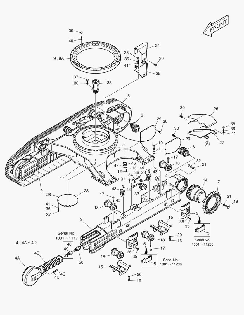 РАМА ГУСЕНИЦЫ