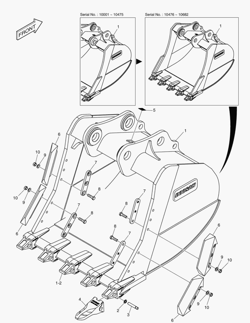 7060 BUCKET ASS`Y - 2.02mВі - S CLASS