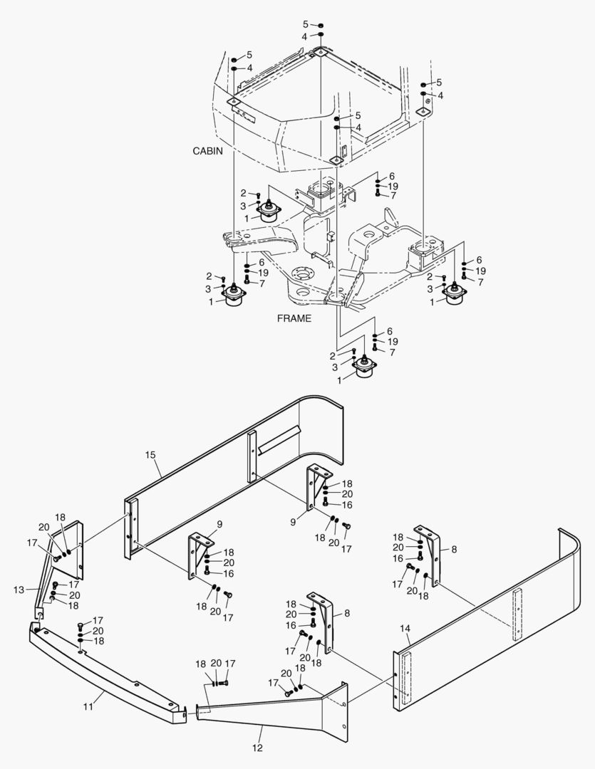 УСТАНОВКА КАБИНЫ