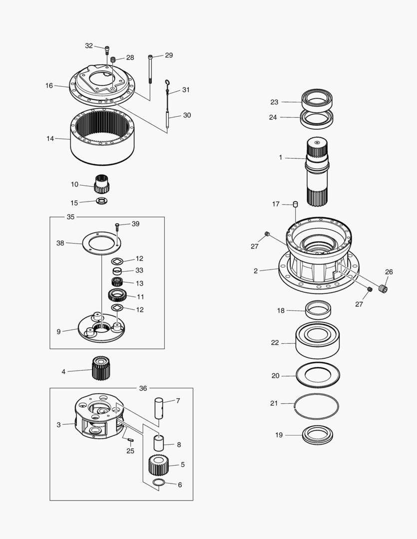 ПОВОРОТНАЯ ПОНИЖАЮЩАЯ ПЕРЕДАЧА