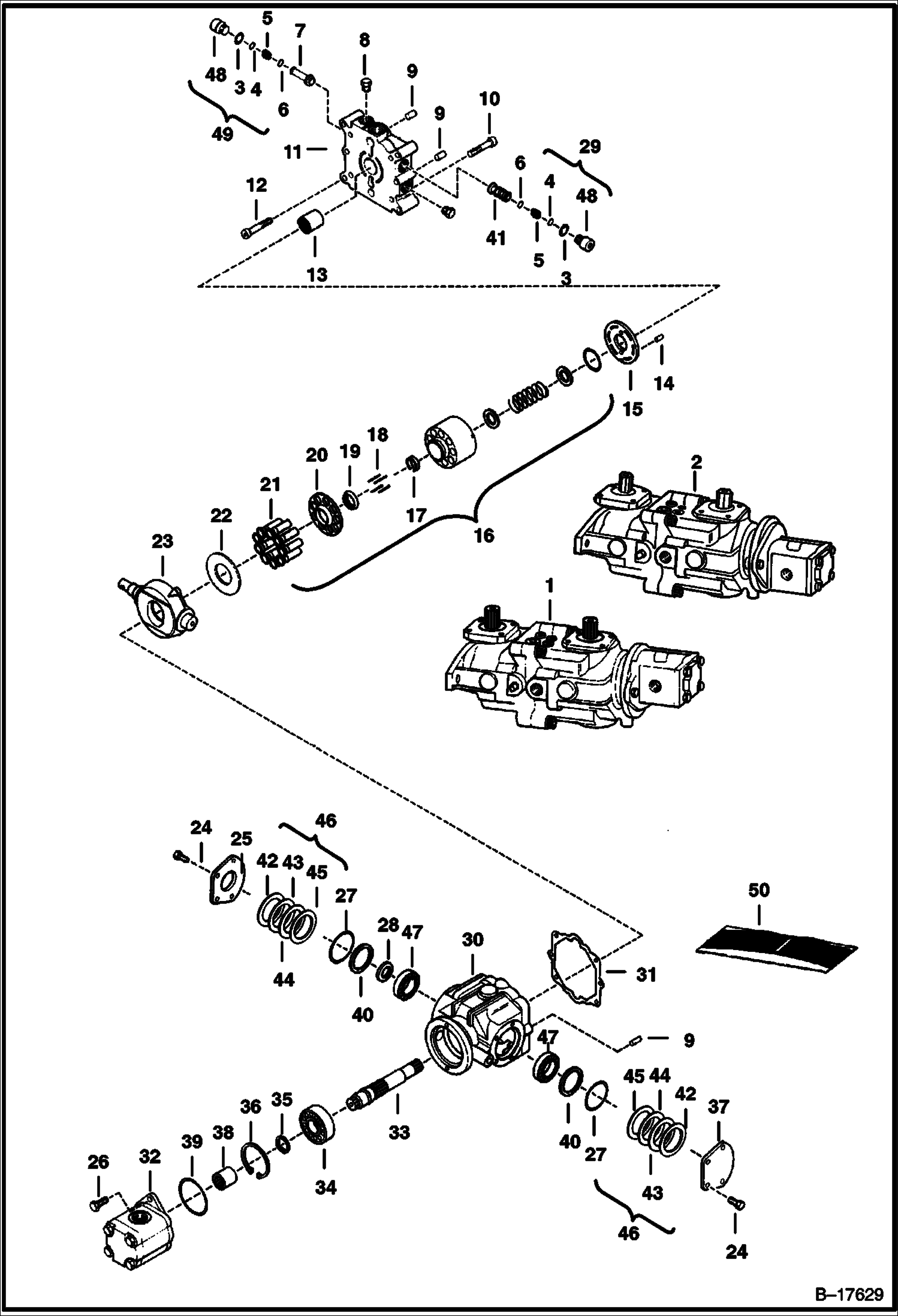 ГИДРОСТАТИЧЕСКИЙ НАСОС (МОДЕЛЬ M91-35911 И 35916)