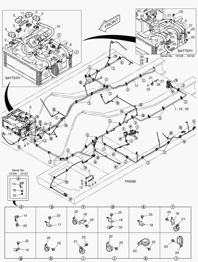 1791 ELECTRIC PARTS - WIRING HARNESS [10109~10161]