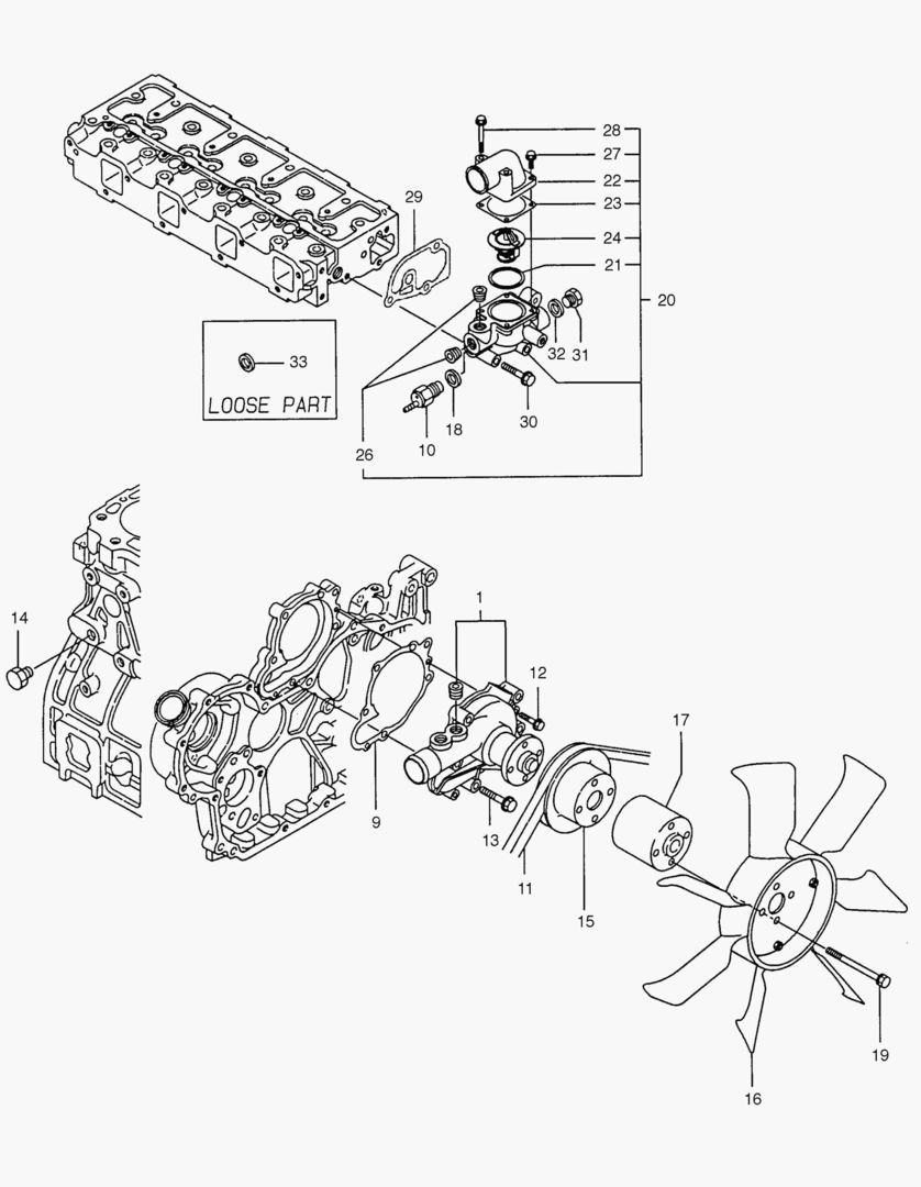 020 COOLING WATER PUMP [20001~31890]