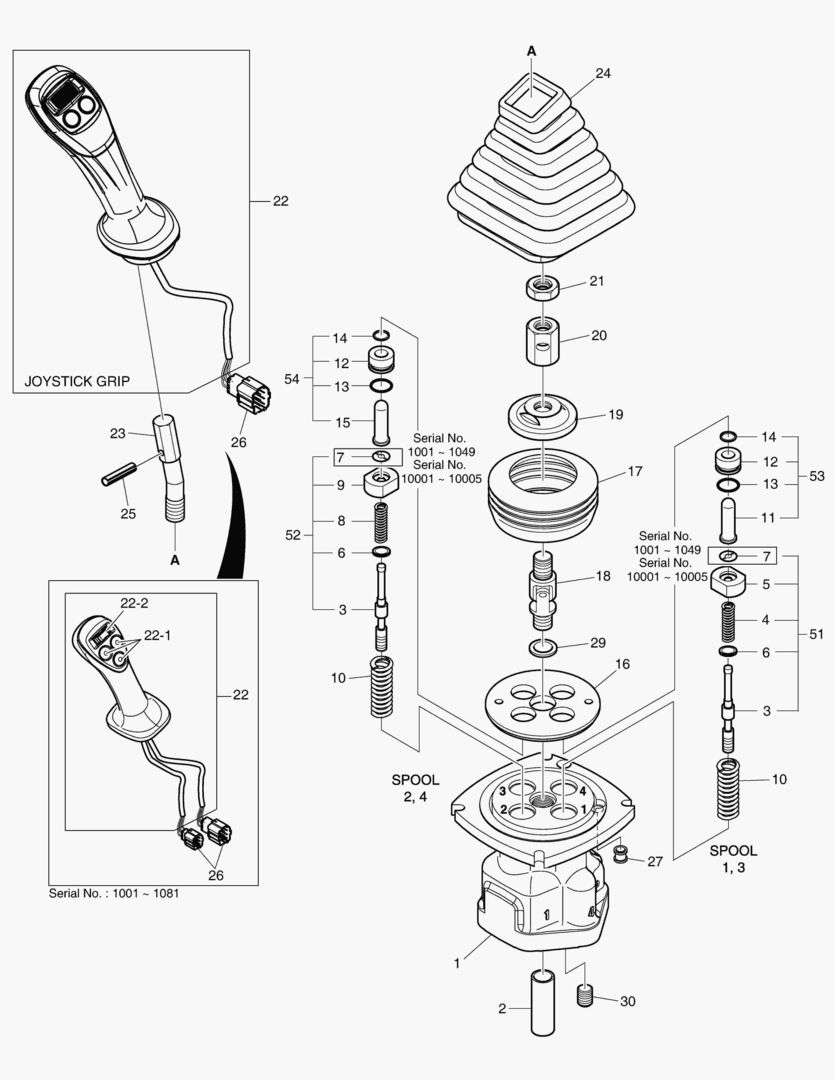 Спецтехника 4500 JOYSTICK VALVE(L.H) - THUMB WHEEL - главное фото