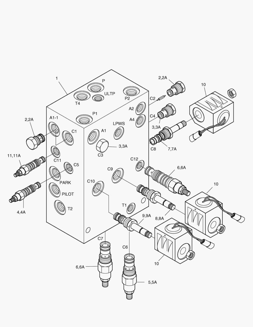 3461 BRAKE & PILOT SUPPLY VALVE [1011~1029]