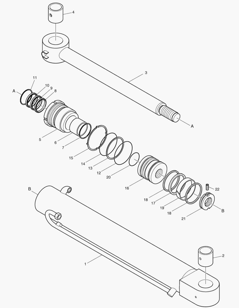 ЦИЛИНДР ПОВОРОТА СТРЕЛЫ