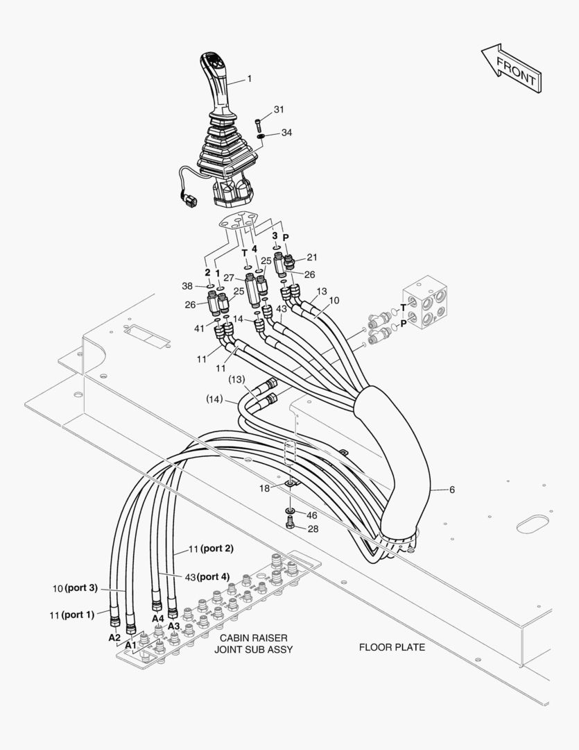 ТРУБОПРОВОД СЕРВОУПРАВЛЕНИЯ(8)