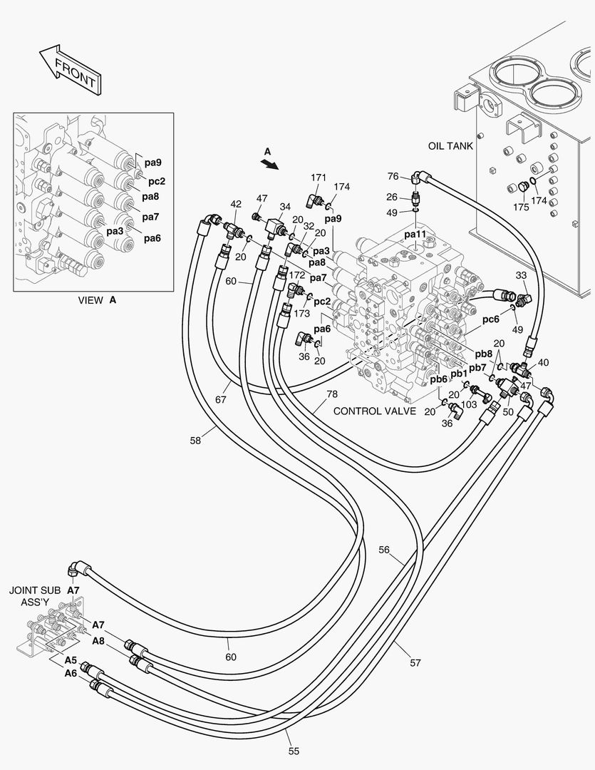ТРУБОПРОВОД СЕРВОУПРАВЛЕНИЯ(4)