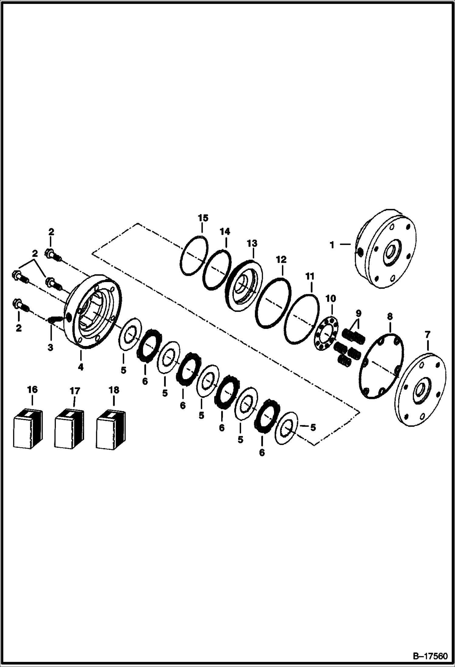 ДИСКОВЫЙ ТОРМОЗ (MICO) (СЕРИЙНЫЙ НОМЕР 562211954 И НИЖЕ, 516511093 И НИЖЕ)