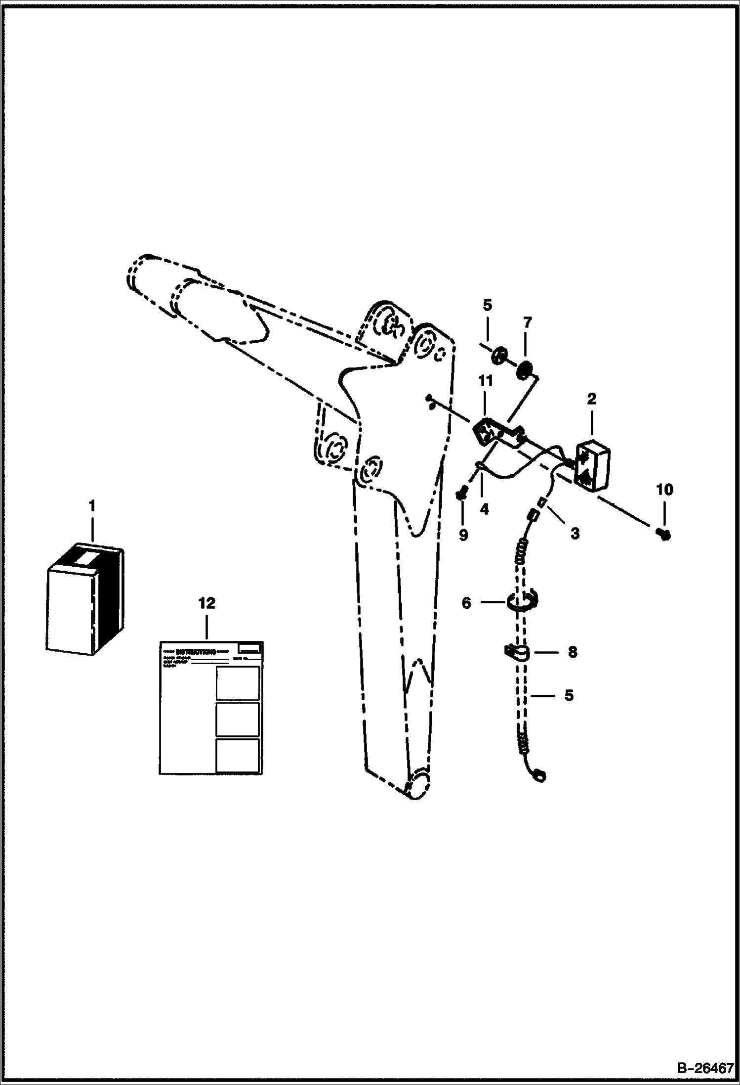 КОМПЛЕКТ ДЕТАЛЕЙ РАБОЧЕГО ОСВЕЩЕНИЯ